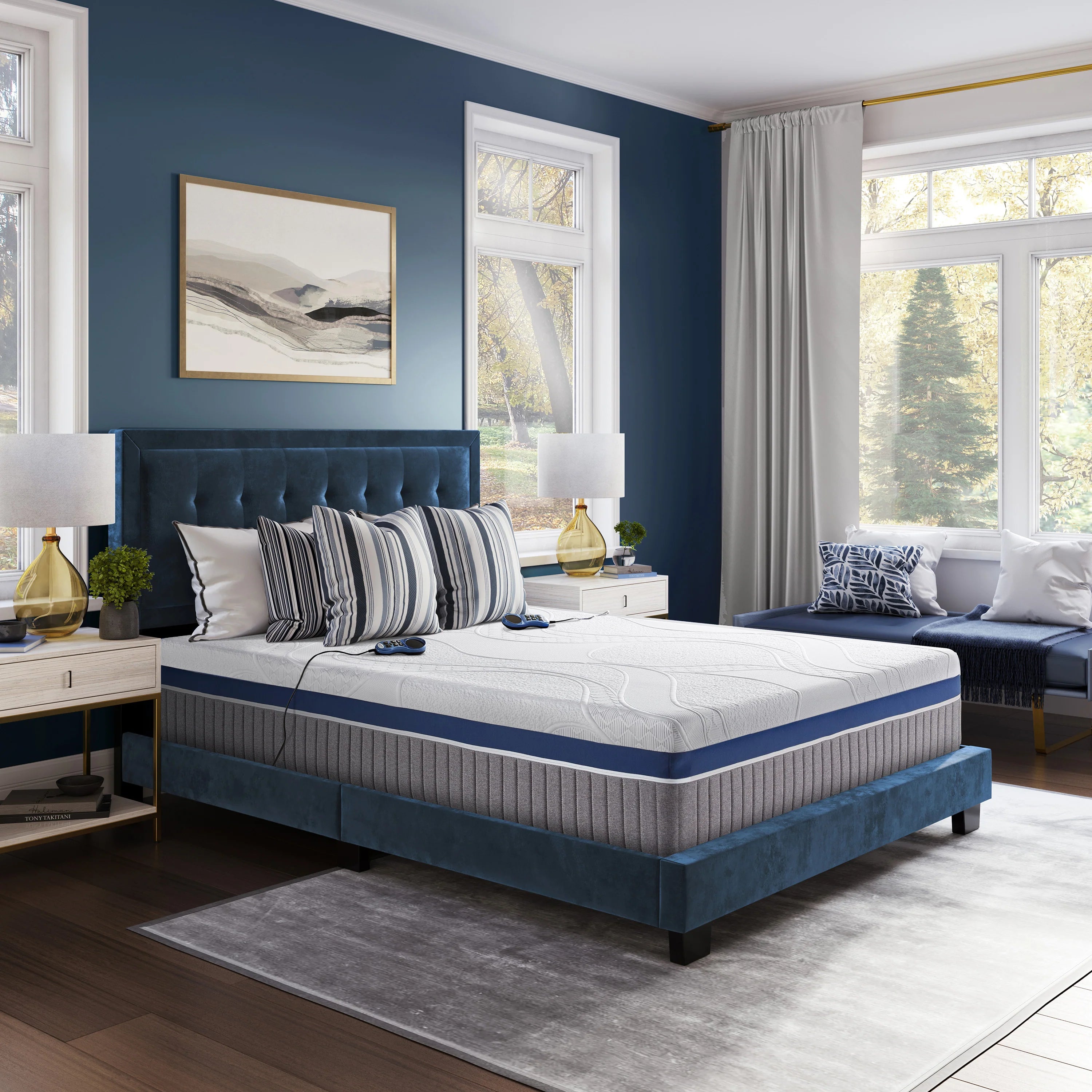 iZone 14" Smart Adjustable Mattress with Personalized Comfort Zones