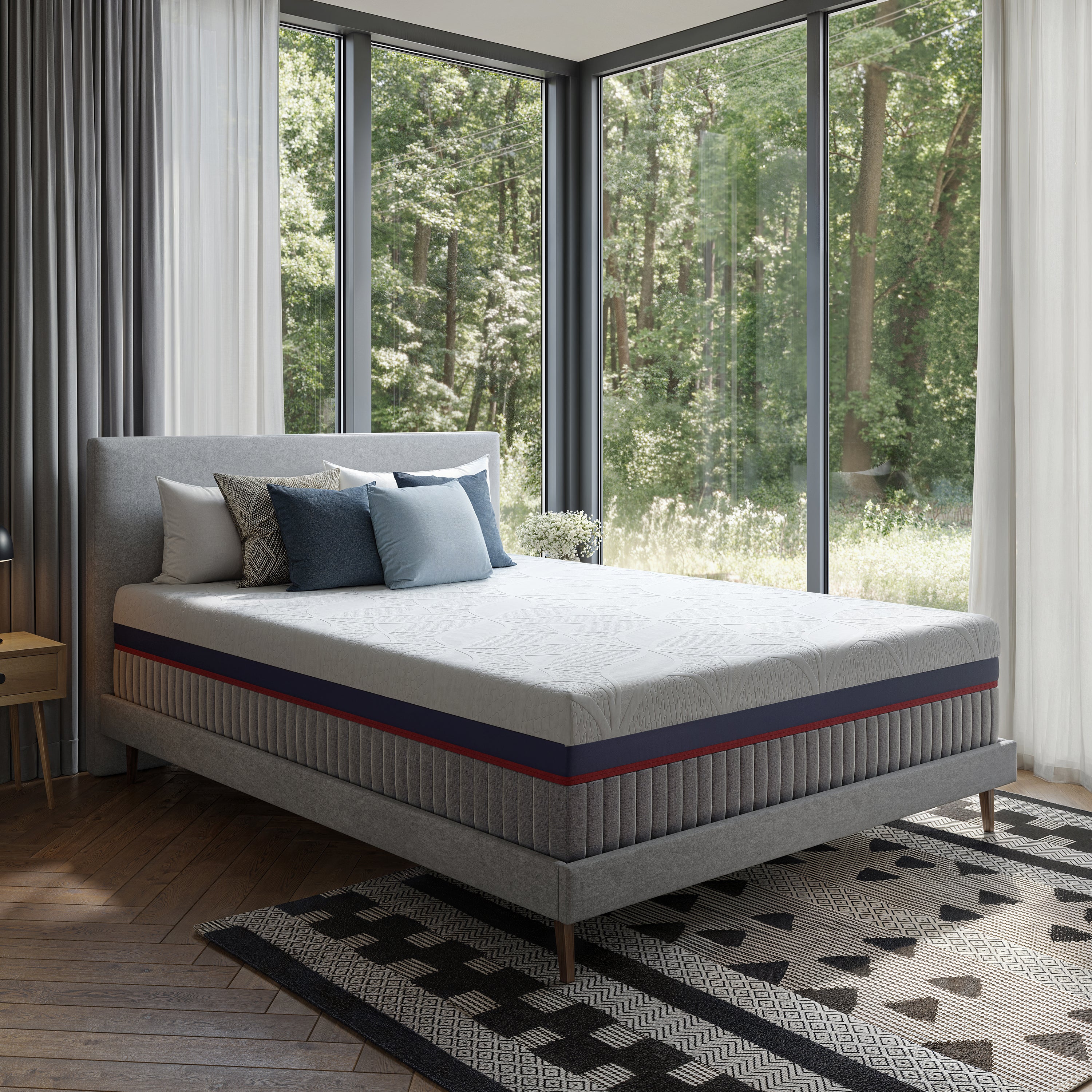 iZone 16" Adjustable Smart Mattress with Lumbar Support