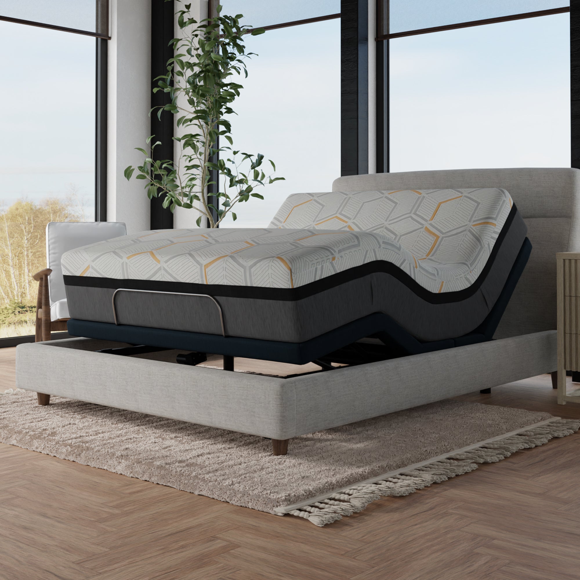 14” Hybrid Copper-Gel Infused Memory Foam Mattress - Plush
