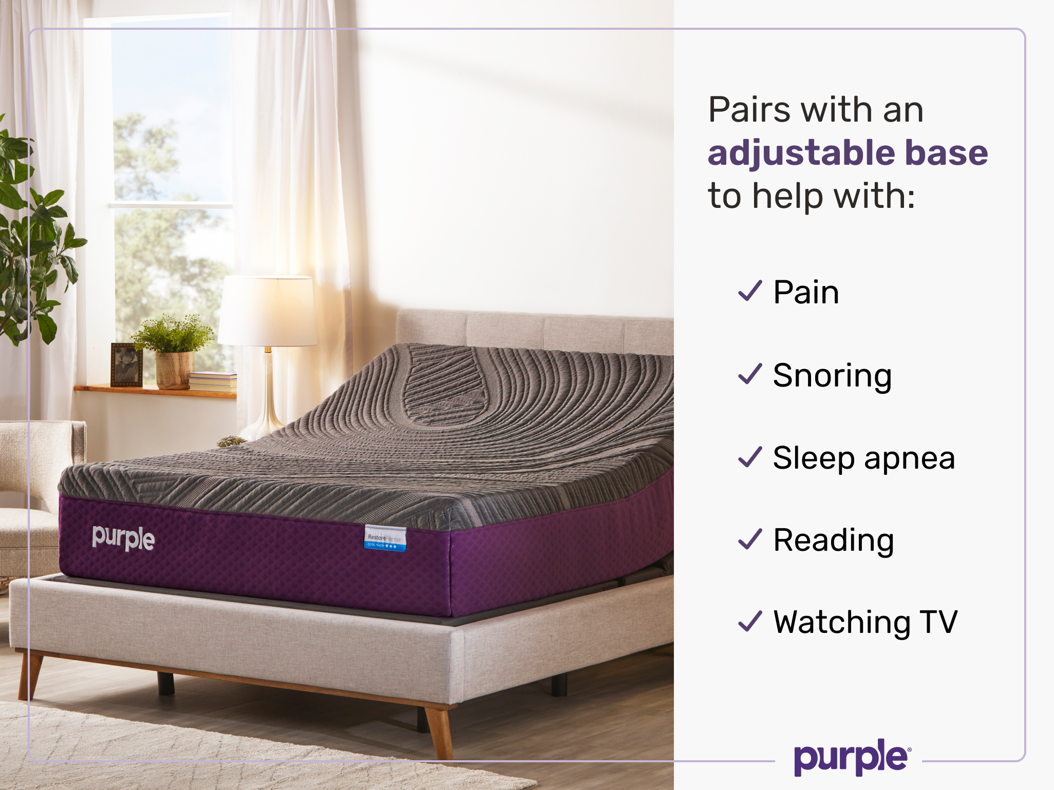 Purple RestorePlus™ Cool Touch 13" Hybrid Mattress