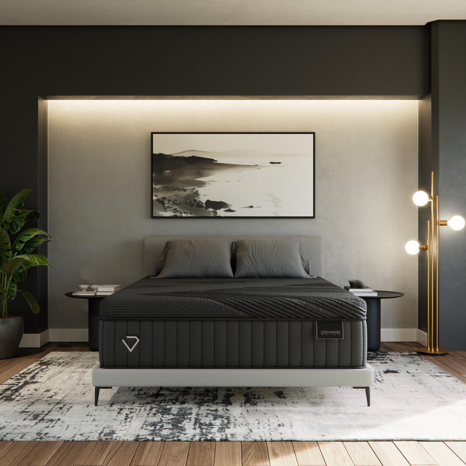 DM Black Diamond 15" Hybrid Mattress