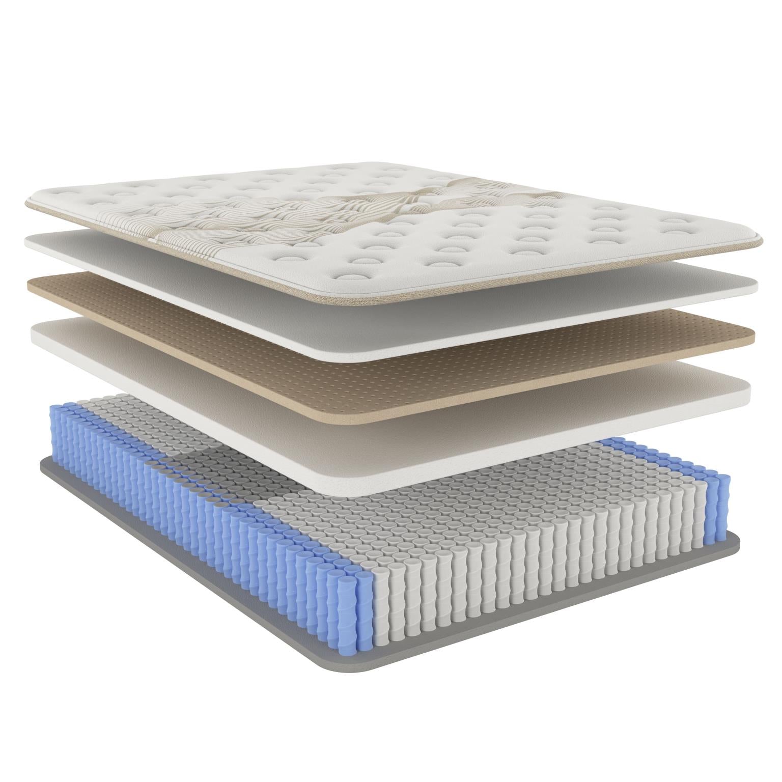Diamond Mattress Ethos 13" Cove Natural & Sustainable Hybrid Mattress