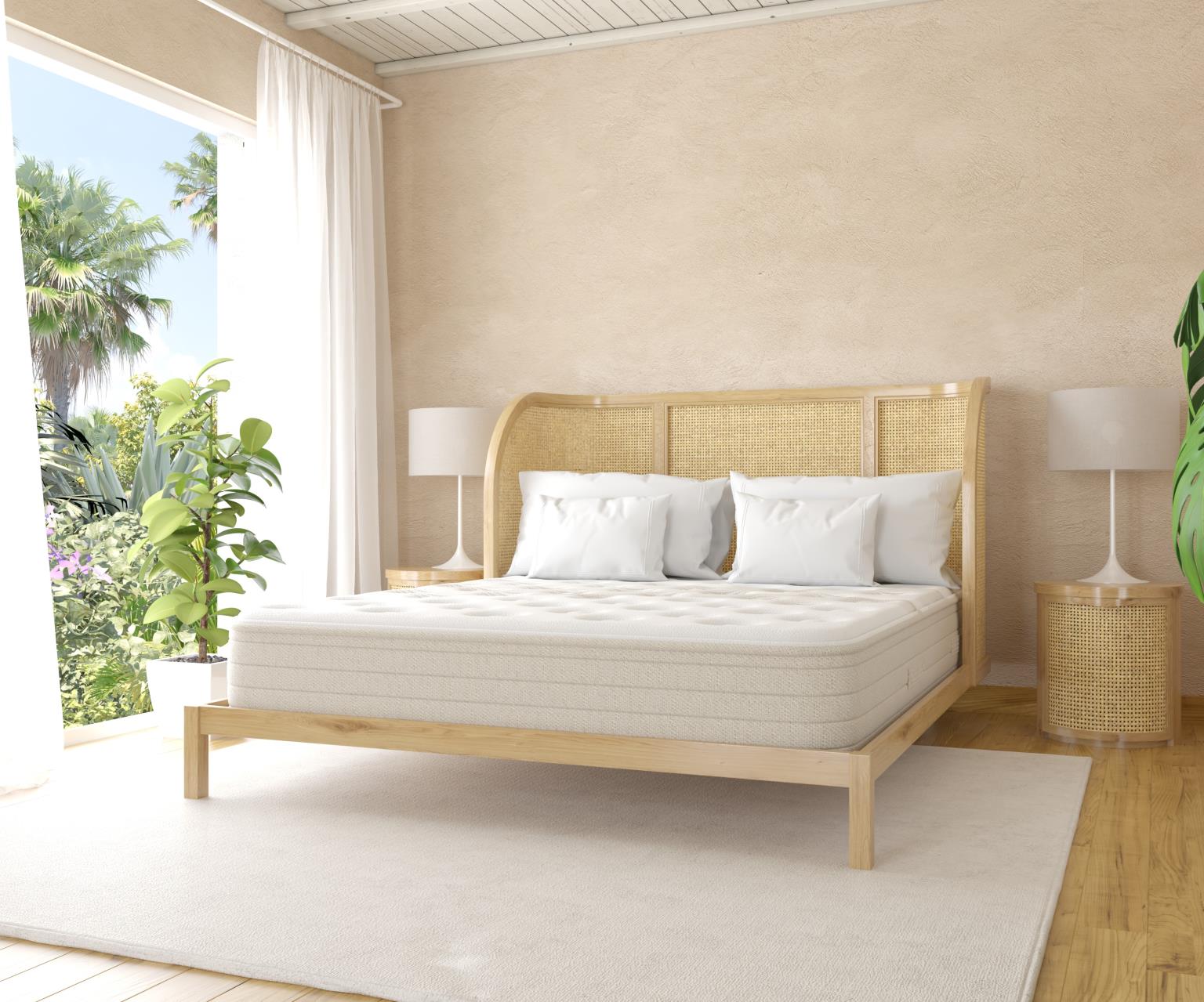 Diamond Mattress Ethos 13" Cove Natural & Sustainable Hybrid Mattress