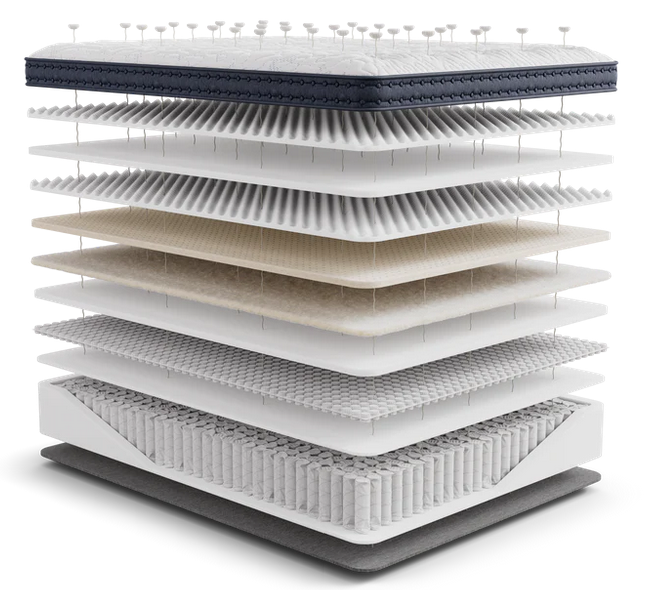 Diamond Mattress Generations 15.5" Hybrid Hand Tufted Euro Top