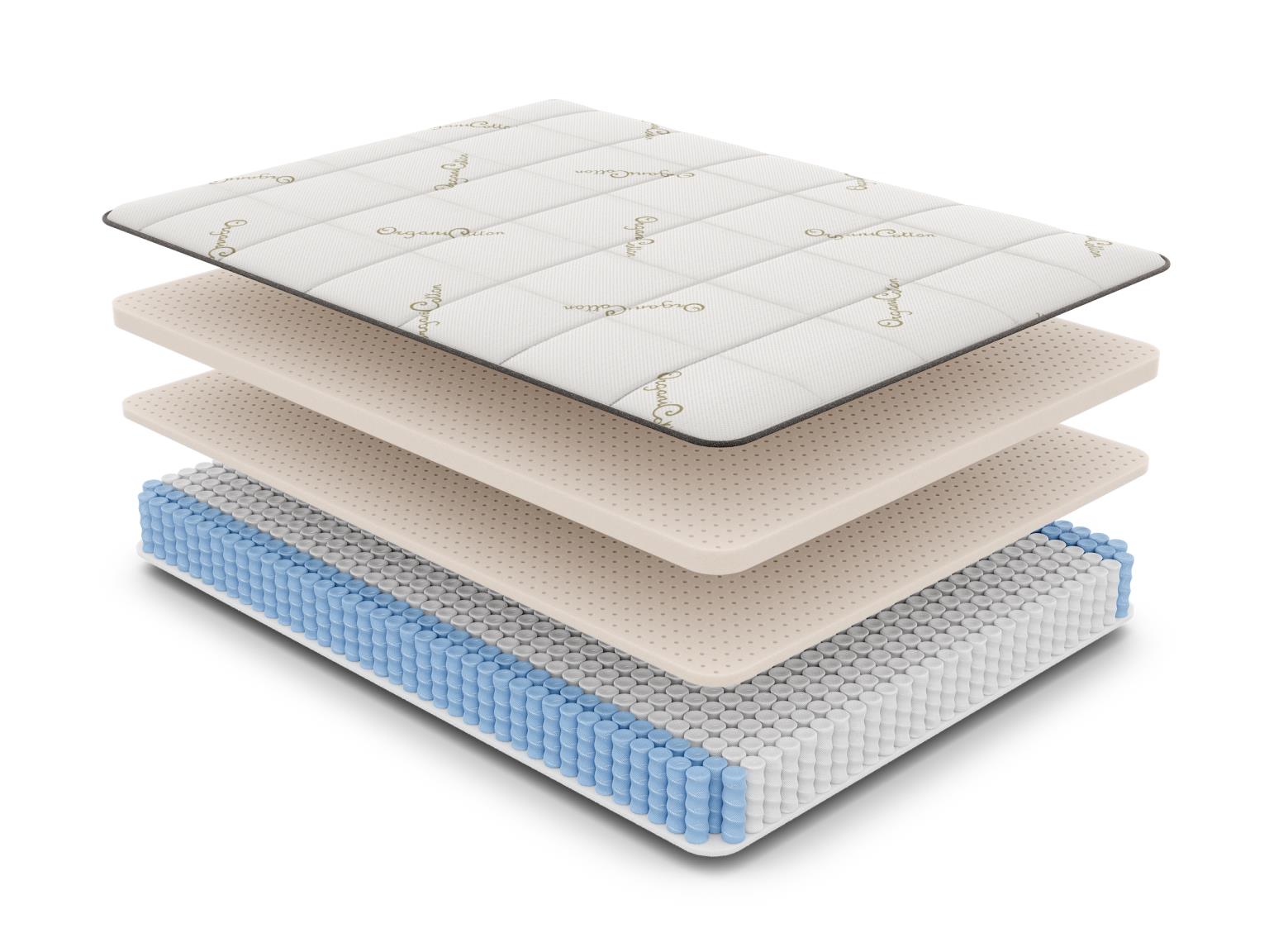 Diamond Mattress Ethos 12" Sage Organic Latex Hybrid Mattress