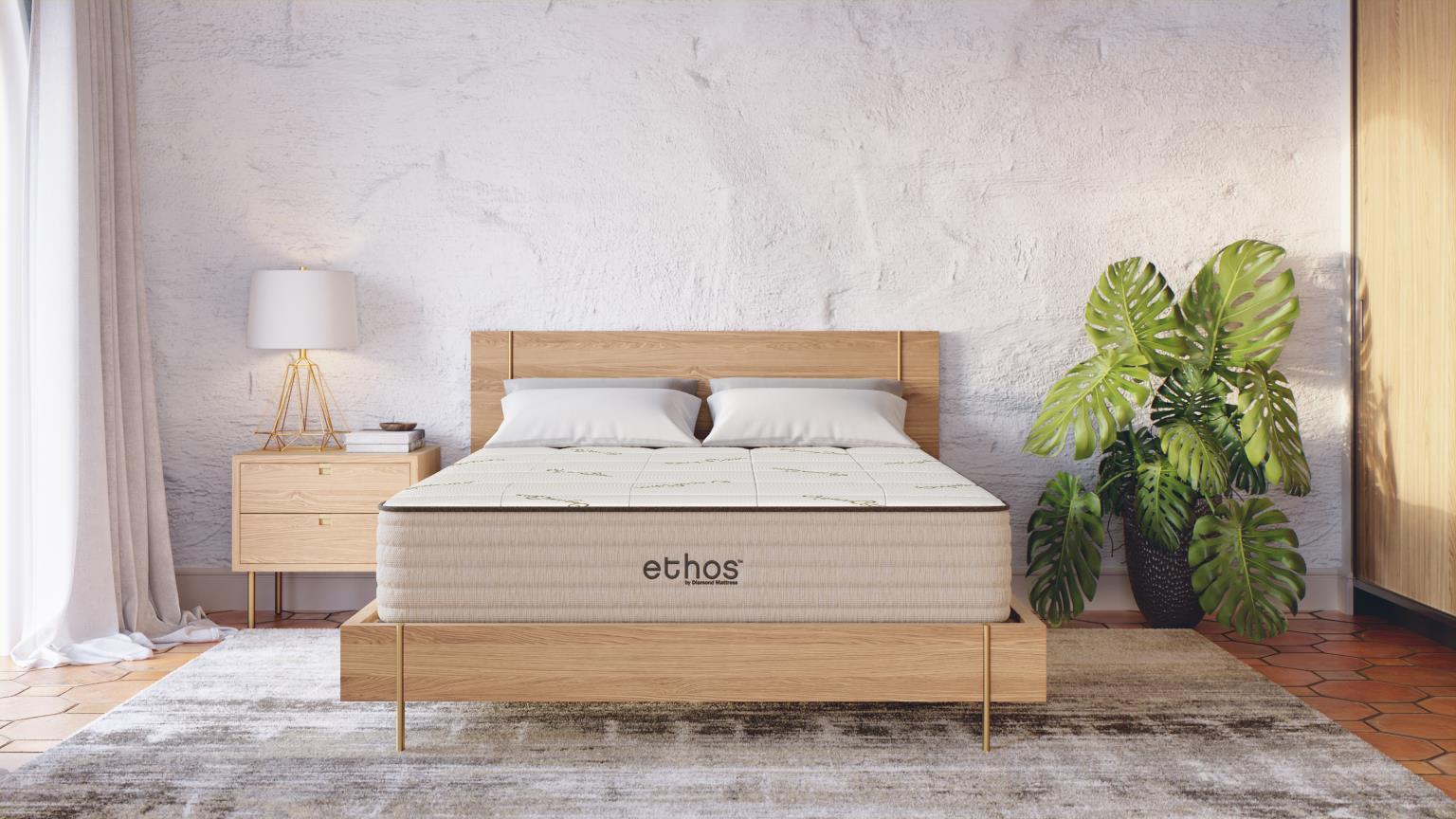 Diamond Mattress Ethos 12" Sage Organic Latex Hybrid Mattress