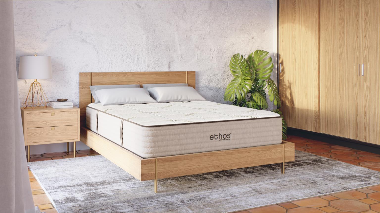 Diamond Mattress Ethos 12" Sage Organic Latex Hybrid Mattress