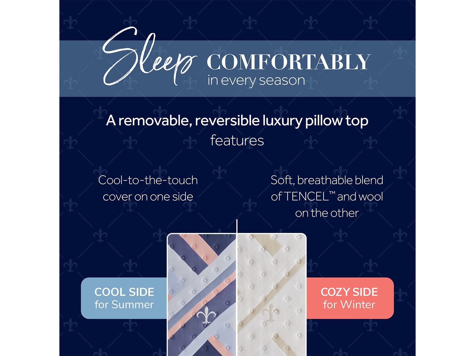 Stearns & Foster Reserve Duet 17" Firm Euro Pillow Top Luxury Mattress