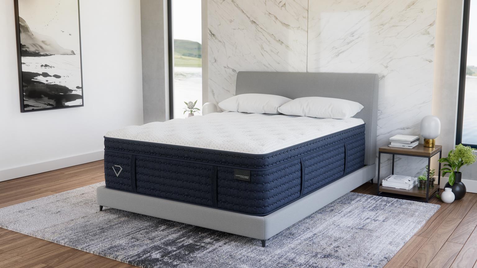 Diamond Mattress Generations 15.5" Hybrid Hand Tufted Euro Top