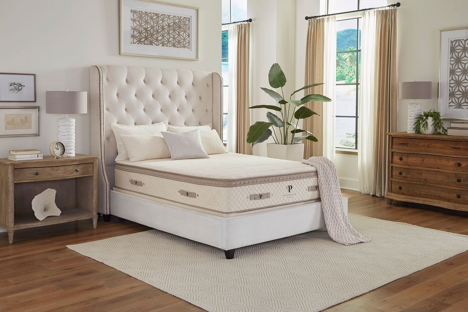 PlushBeds Hybrid 12" Latex Mattress - The Luxury Bliss