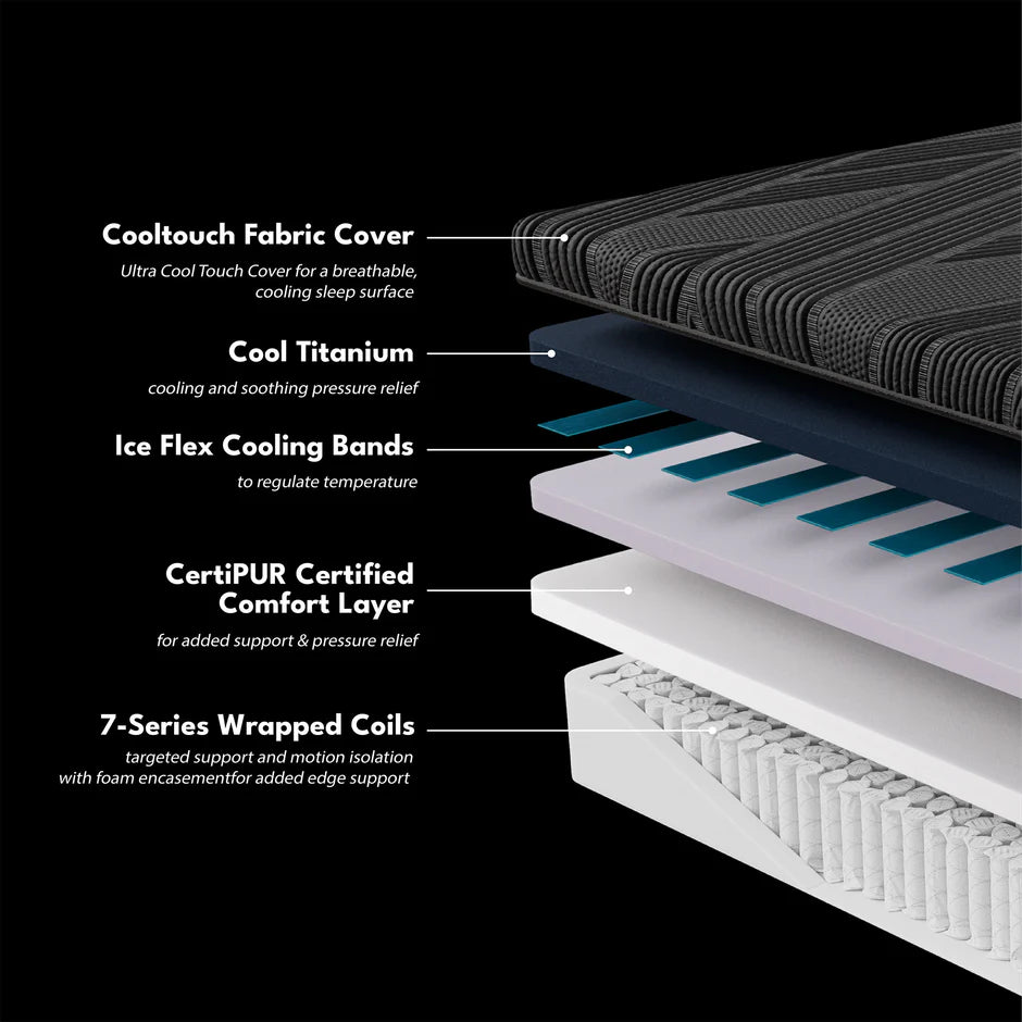DM Black Diamond 15" Hybrid Mattress