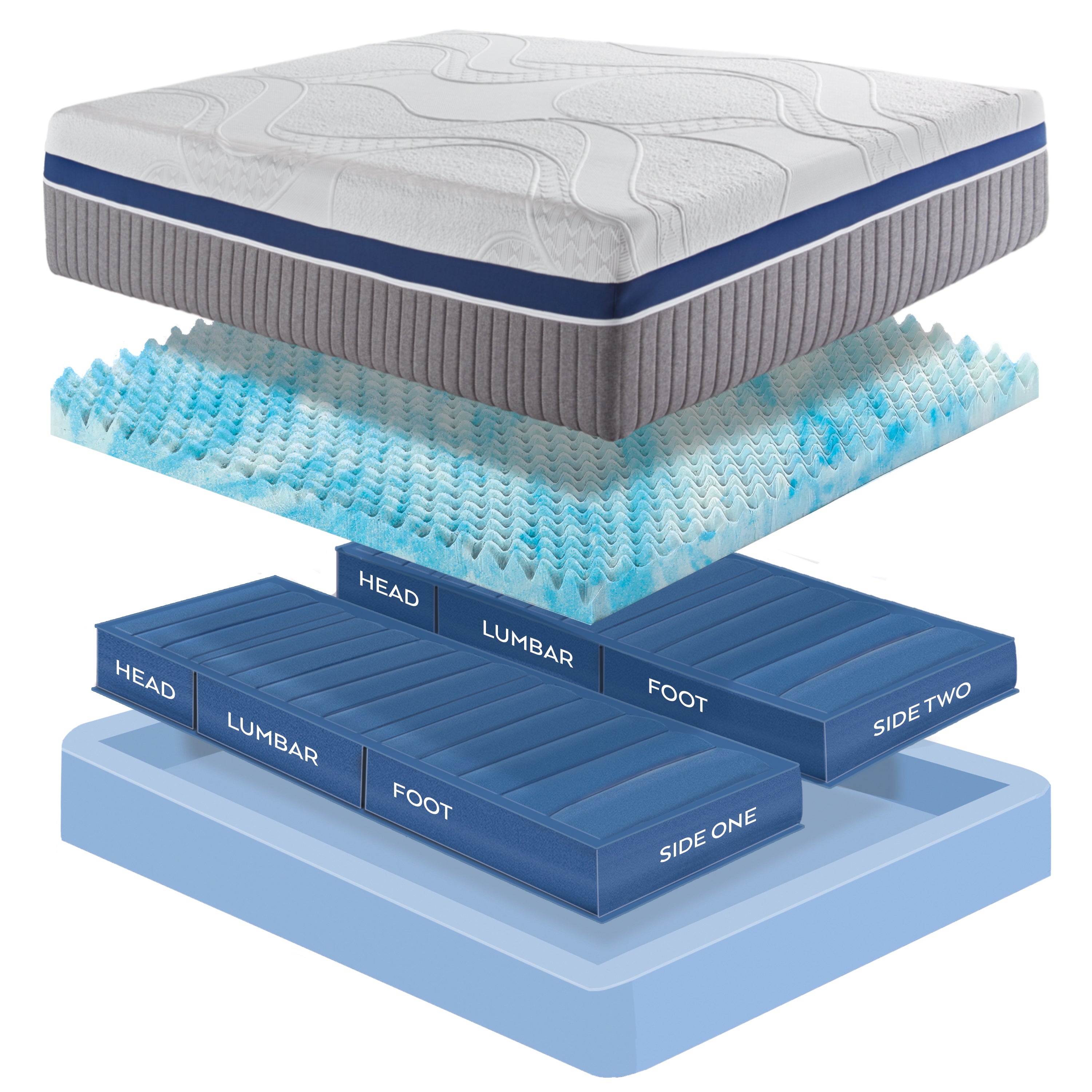 Boyd Night Air Ultra 12" 6-Zone Smart Air Mattress Bed