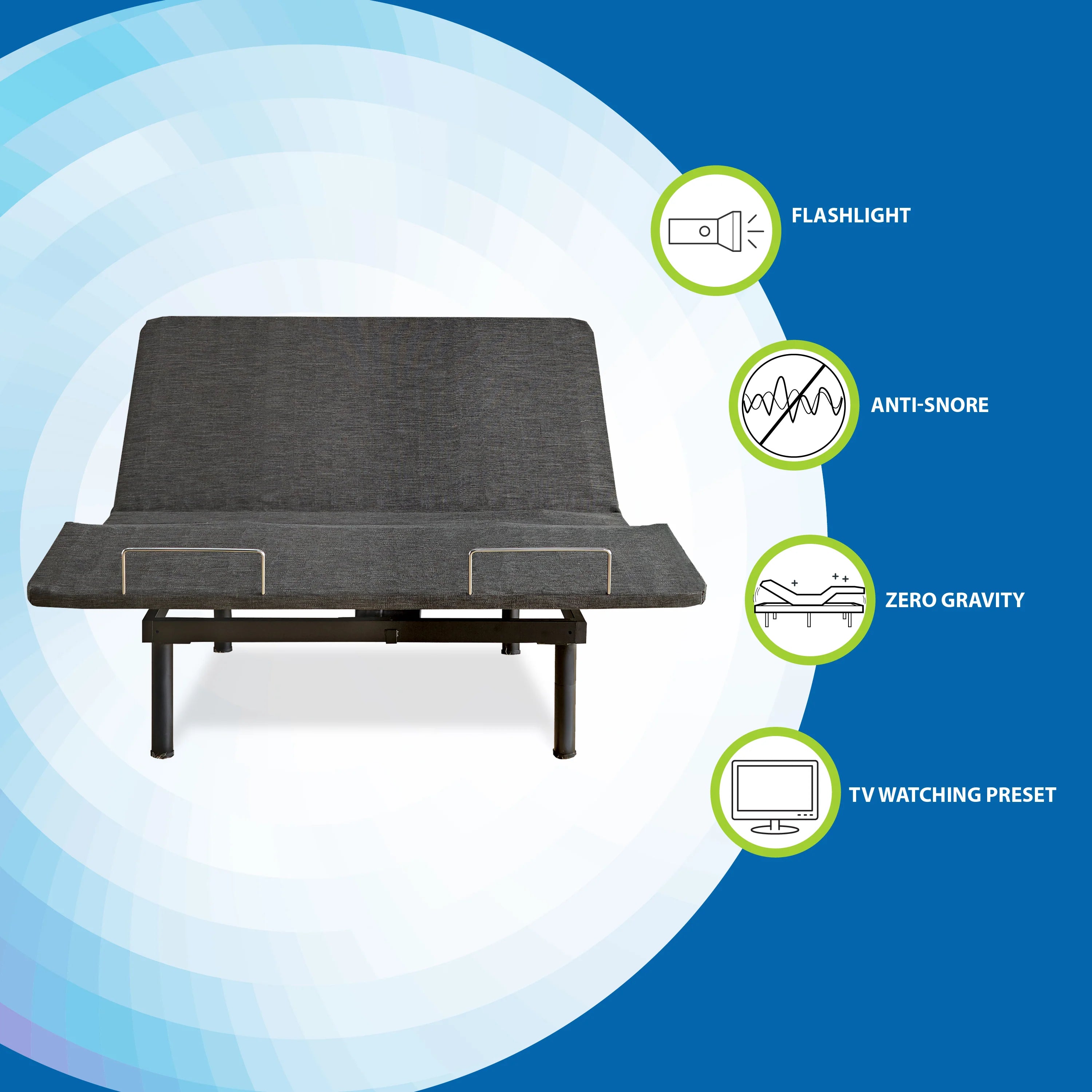 Boyd EasyFlex 230 Adjustable Bed Base with Wireless Remote