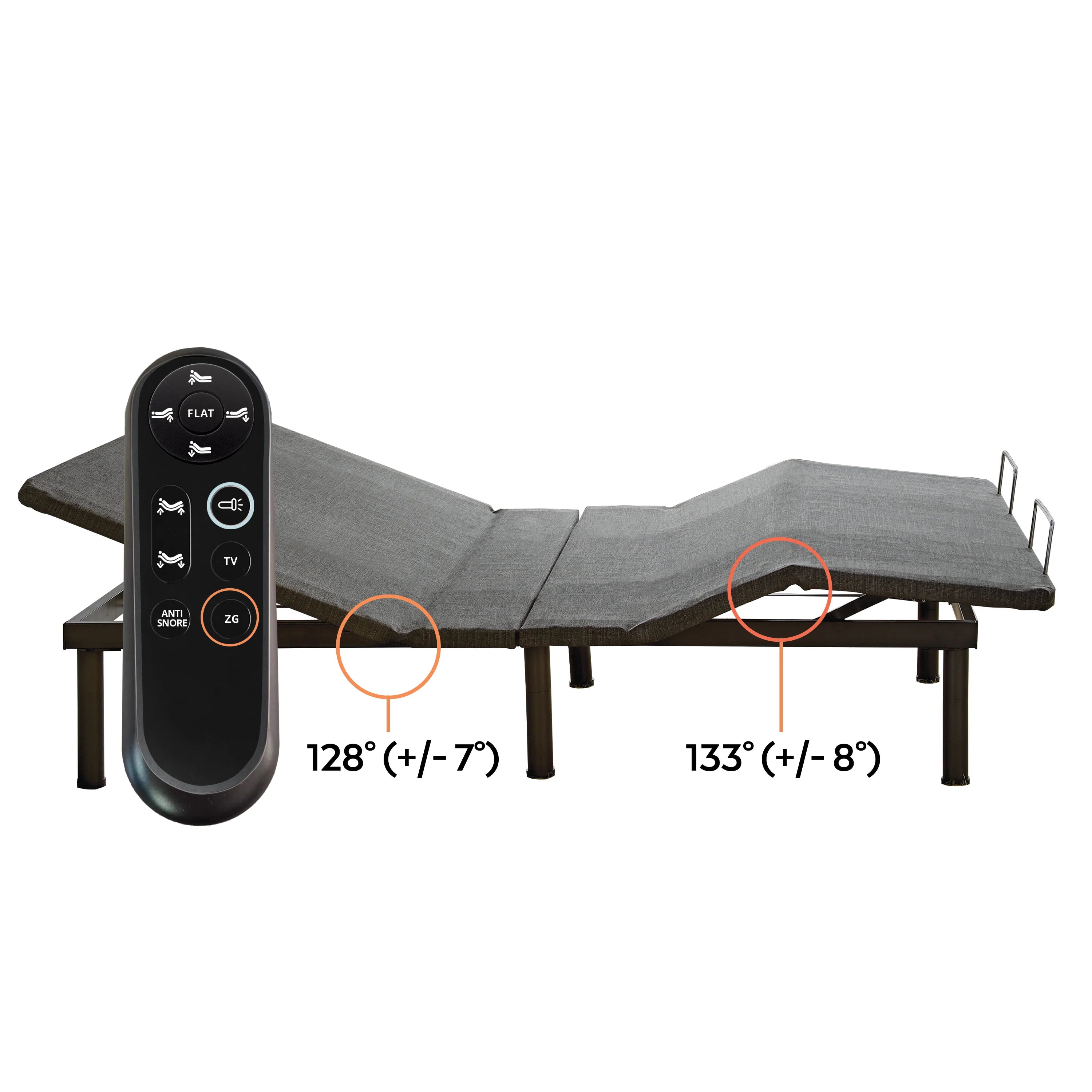 Boyd EasyFlex 230 Adjustable Bed Base with Wireless Remote