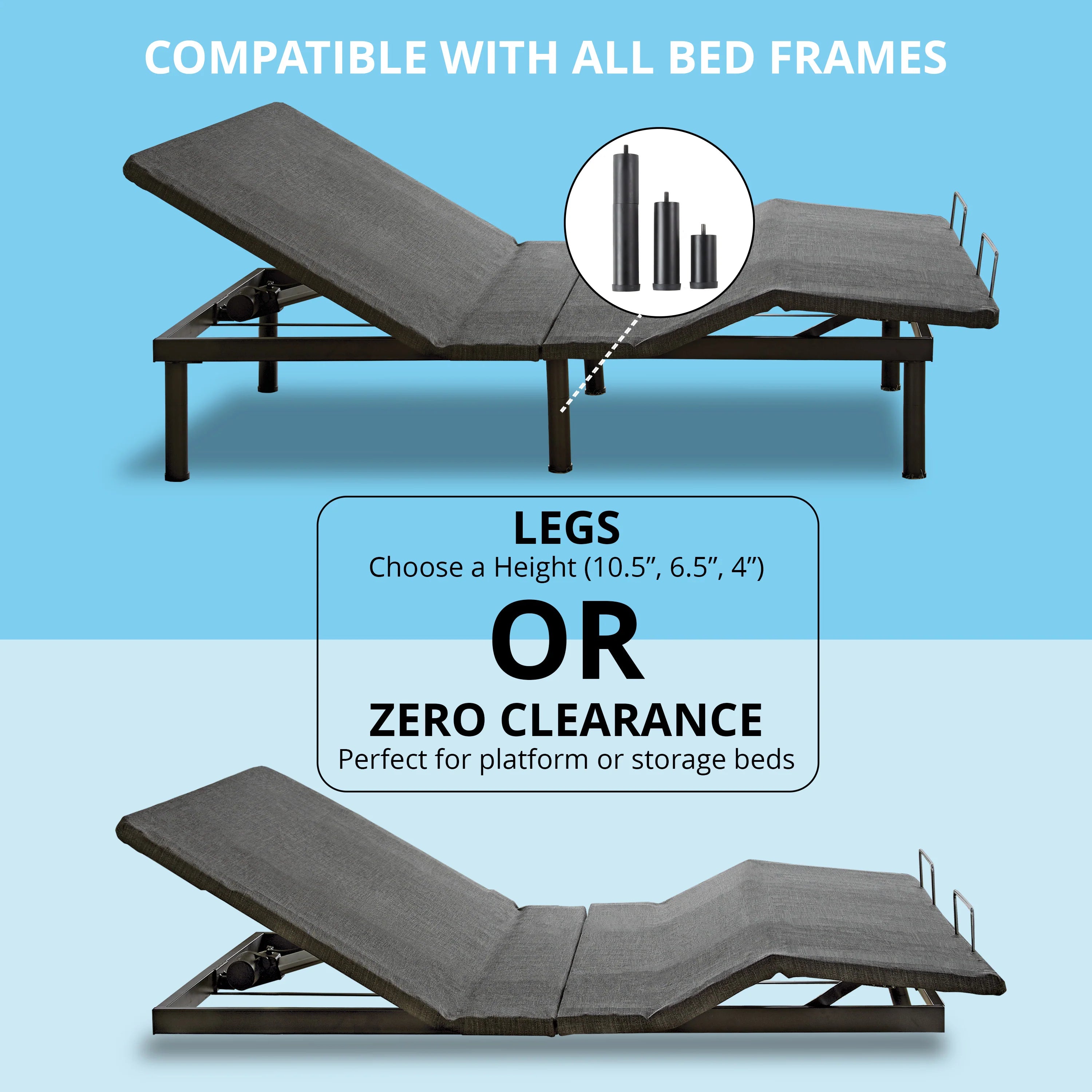 Boyd EasyFlex 330 Adjustable Bed Base with Incline & Massage