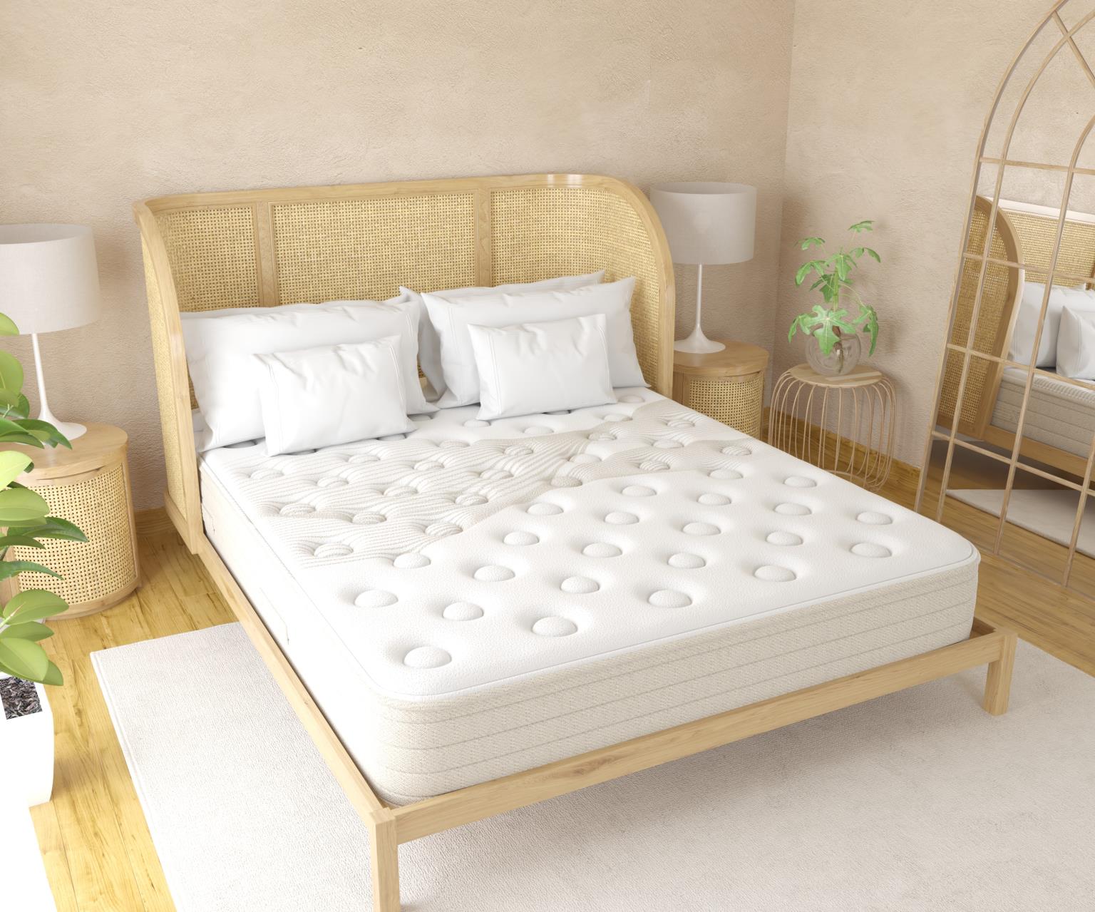 Diamond Mattress Ethos 13" Cove Natural & Sustainable Hybrid Mattress