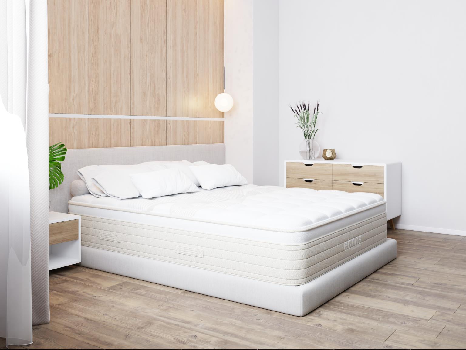 Diamond Mattress Ethos 14.5" Natural & Sustainable Hybrid Mattress