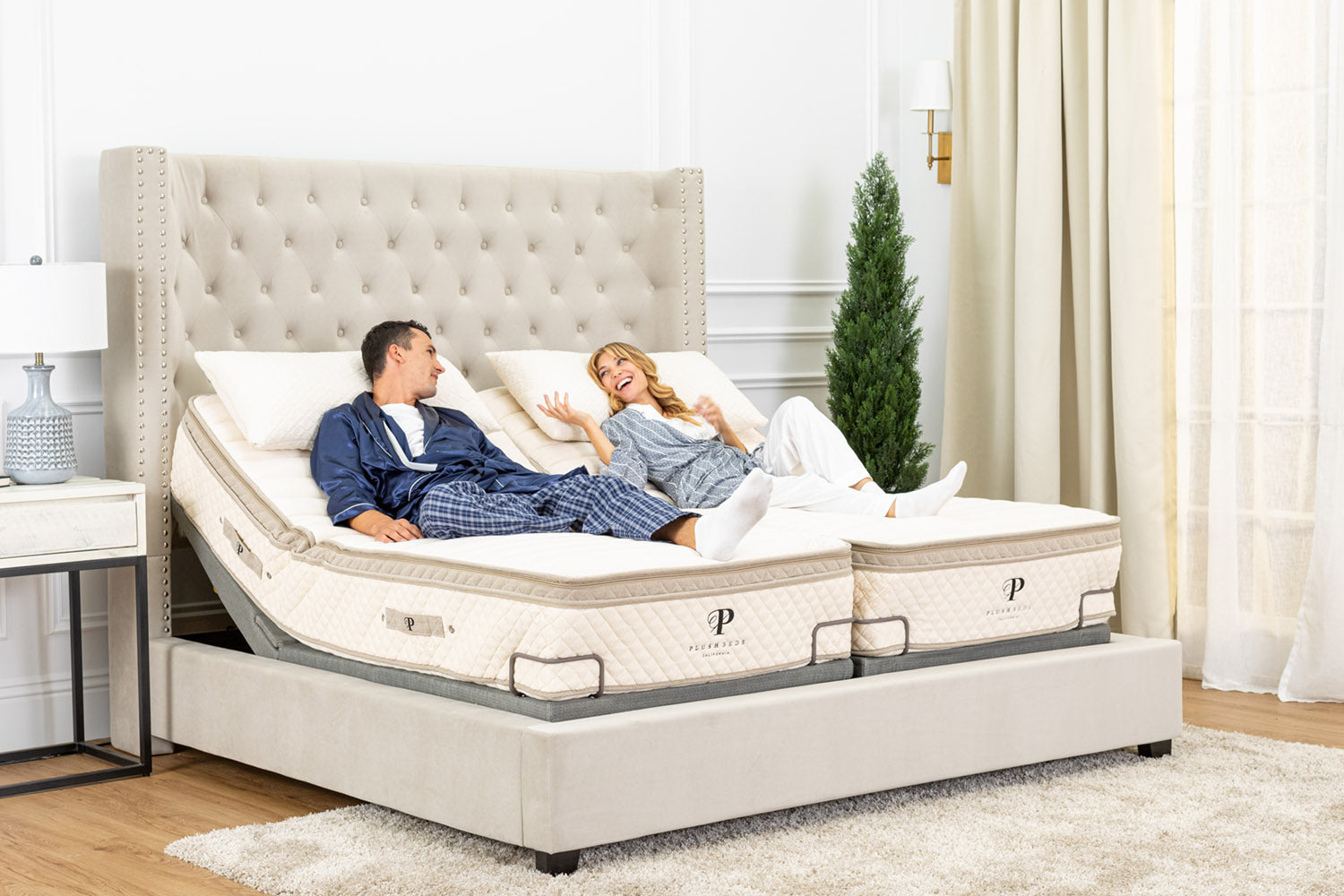 PlushBeds Hybrid 12" Latex Mattress - The Luxury Bliss